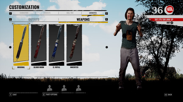 The Texas Chain Saw Massacre - Weapon Skin Variants