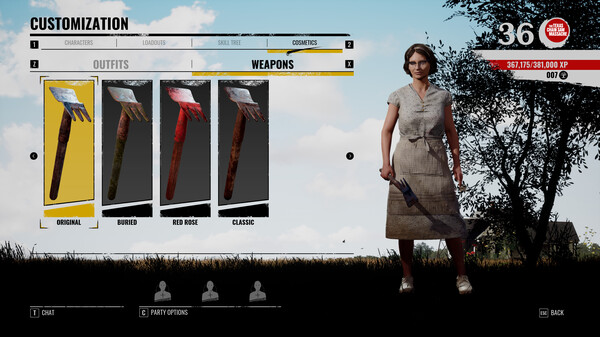 The Texas Chain Saw Massacre - Weapon Skin Variants