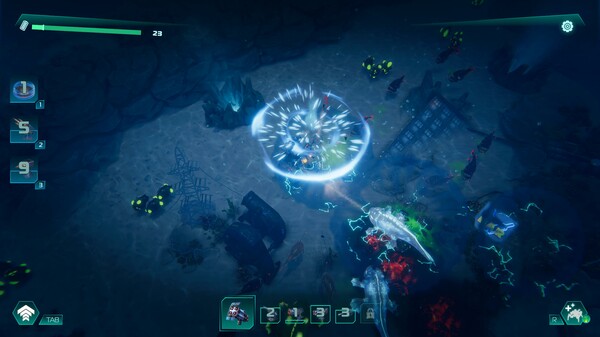 Screenshot z Ocean Keeper