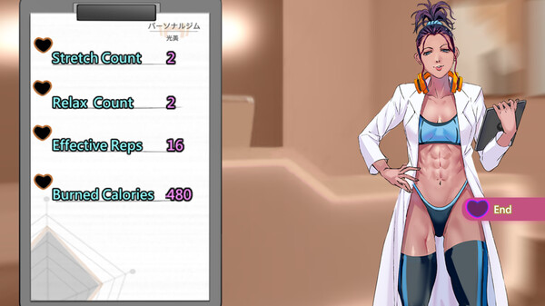 Screenshot z Let's Get Fit at Midnight, Shall We?