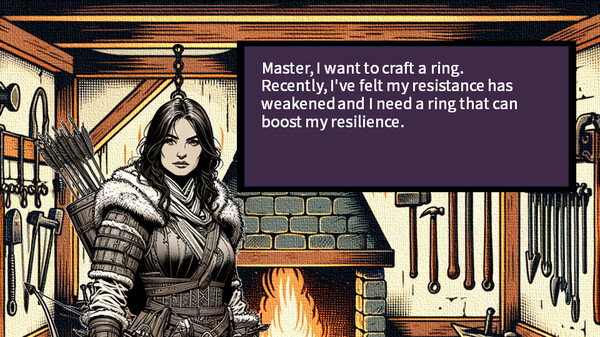 Screenshot of Ring Craft gameplay showing in-action mechanics