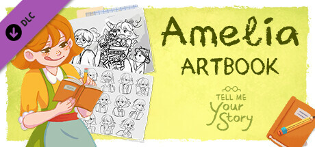 Tell Me Your Story - Amelia Artbook banner