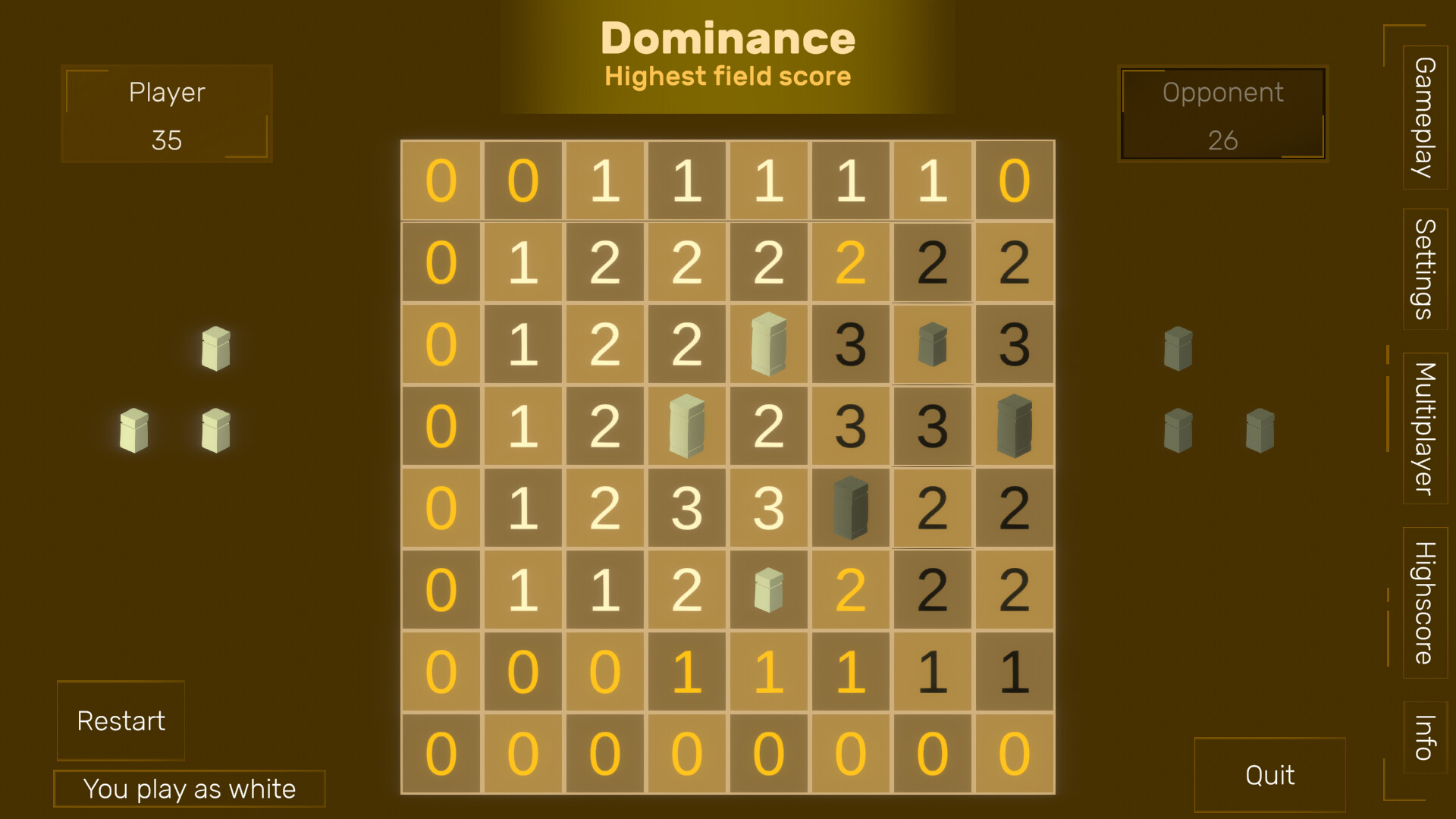 Dominance chess-like