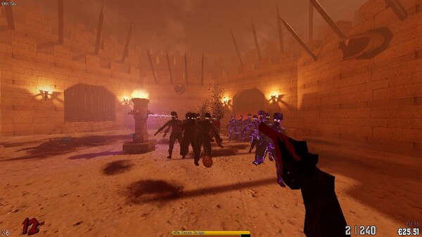 Screenshot z Nasty Zombies