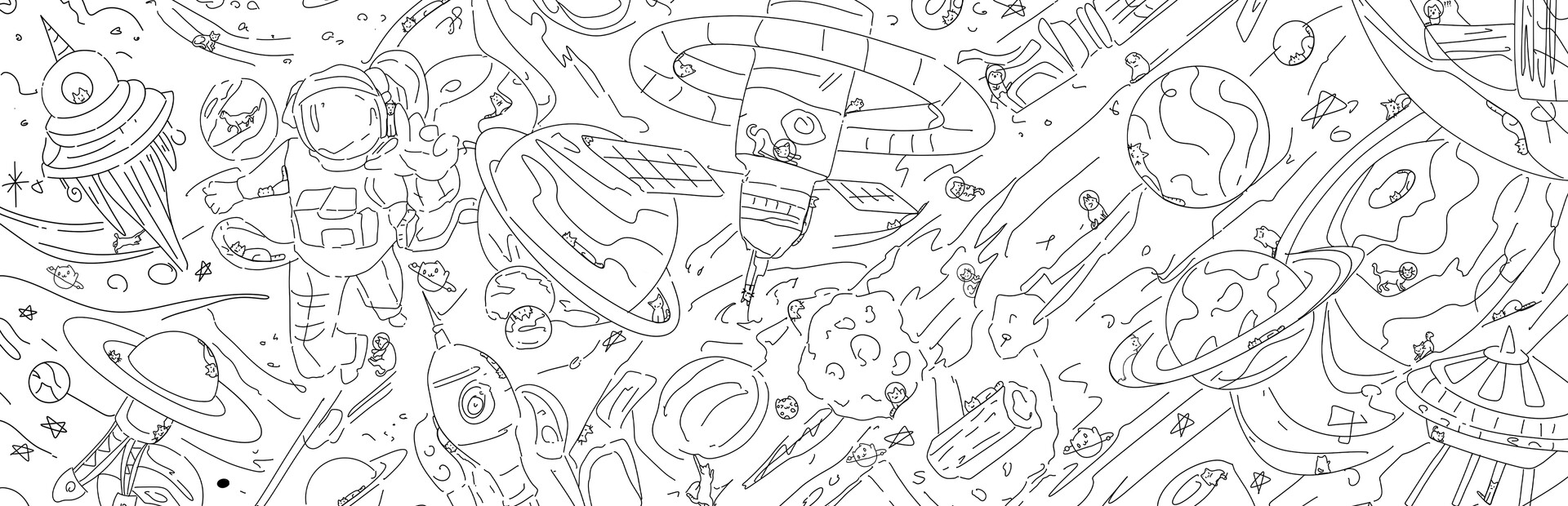 100 Space Cats