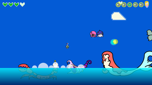 CROAK CROAK ON THE SEA.