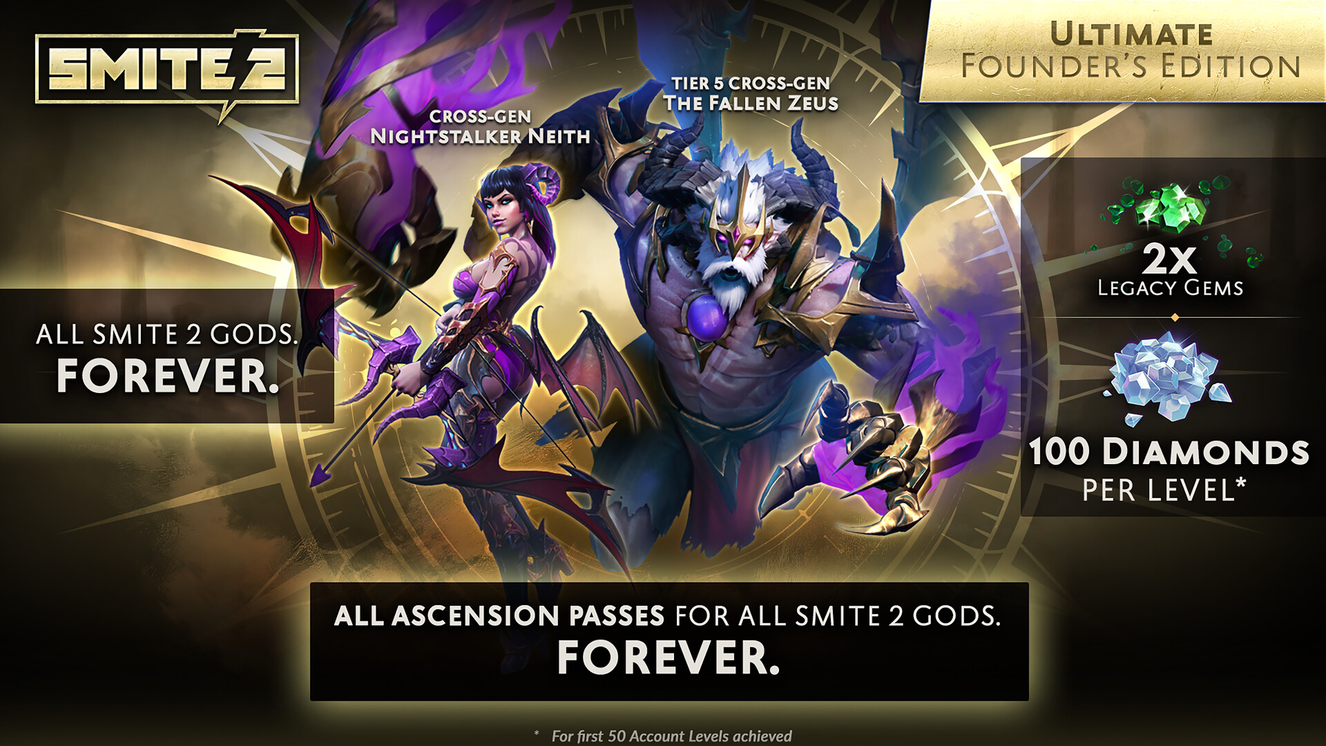 SMITE 2 Ultimate Founder's Edition Contents Featured Screenshot #1