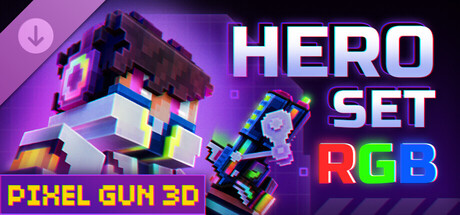Купить дешево Pixel Gun 3D. RGB Hero Set DLC Купить ключ дешево Pixel Gun 3D. RGB Hero Set DLC
