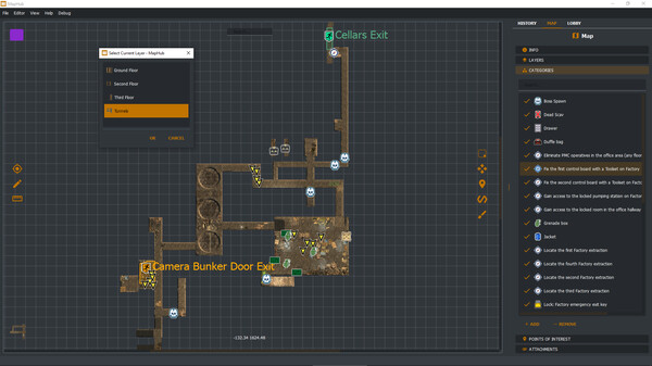 Screenshot z MapHub Screenshot z MapHub