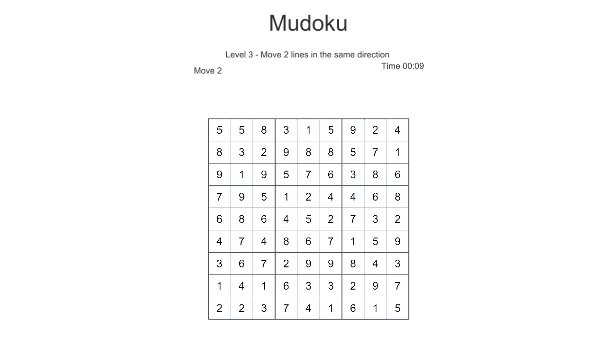 #5. Mudoku - next Sudoku (Steam) De: Coremedia,inc.