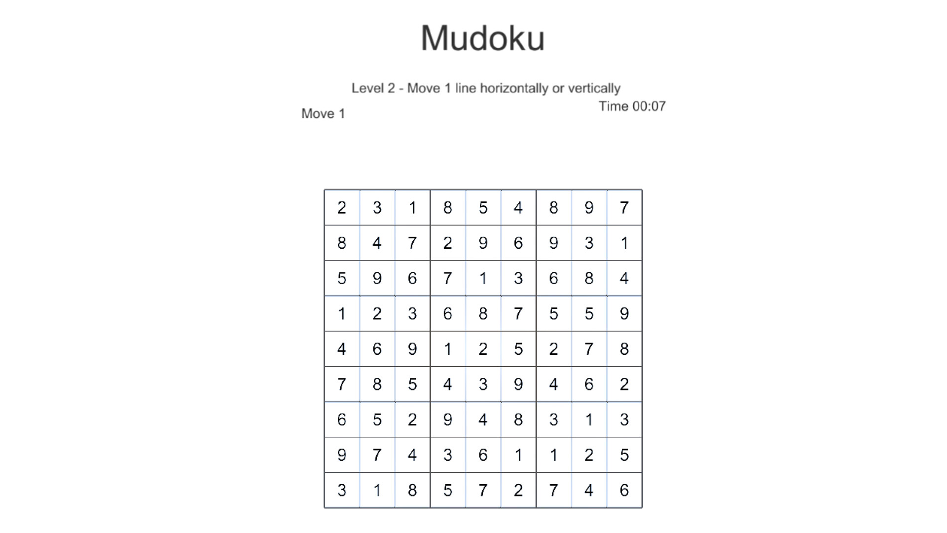 #6. Mudoku - next Sudoku (Steam) De: Coremedia,inc.