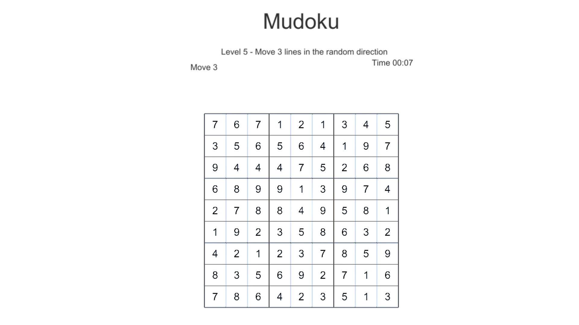 #7. Mudoku - next Sudoku (Steam) De: Coremedia,inc.