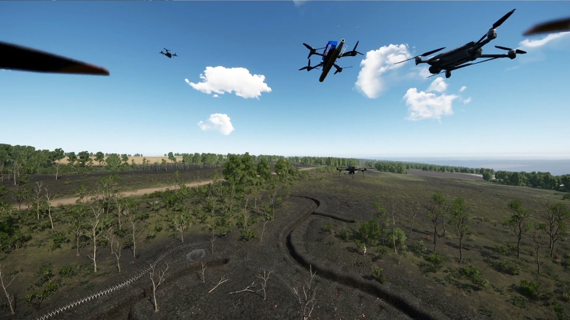 Ukrainian Fight Drone Simulator (UFDS) - FPV drone simulator screenshot