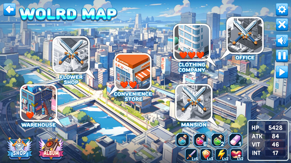 Screenshot 2 of Tokyo Desire : Deck Builders - additional gameplay view
