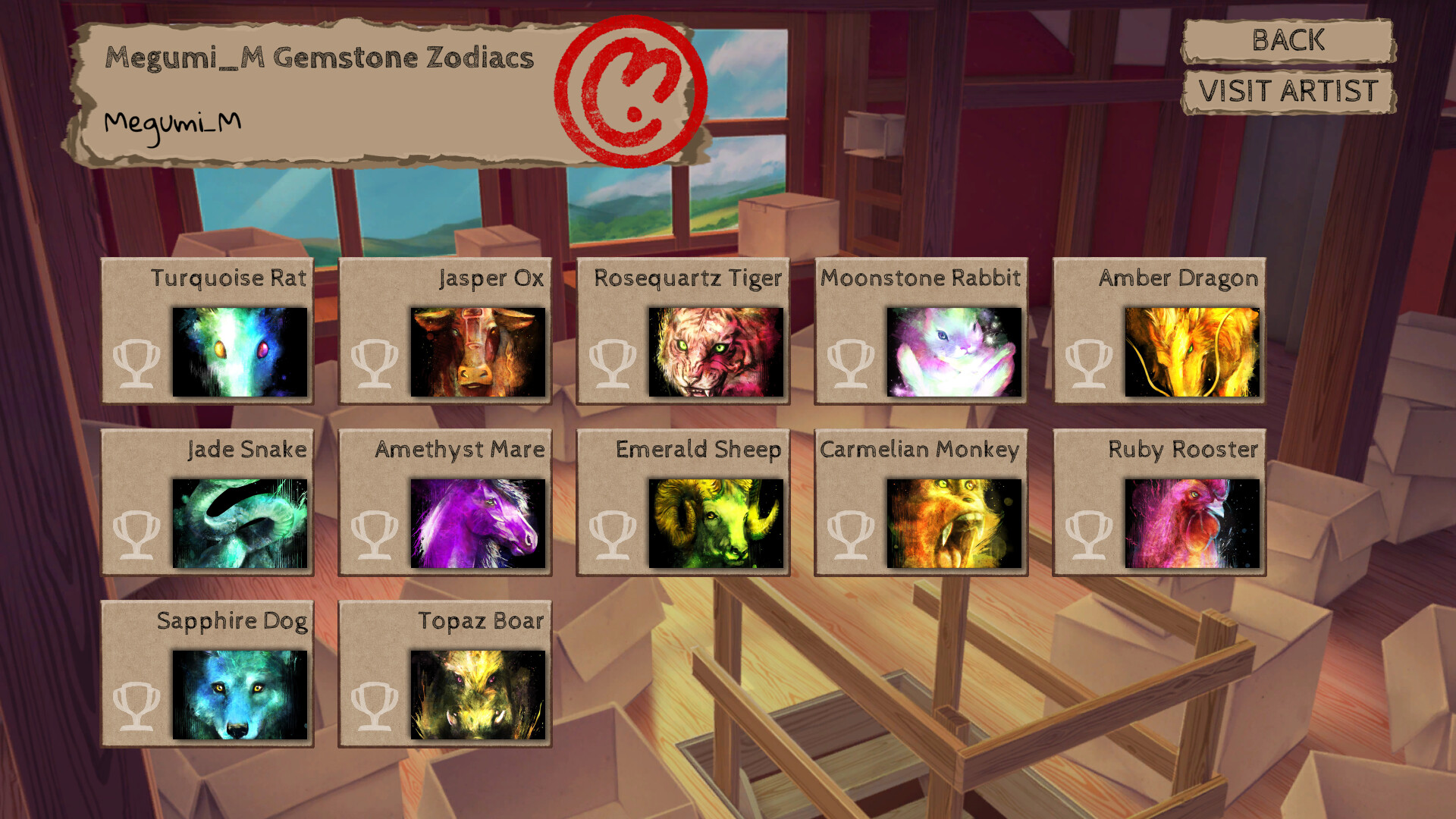 DACHstudio Puzzle Box - Megumi_M Gemstone Zodiacs Featured Screenshot #1