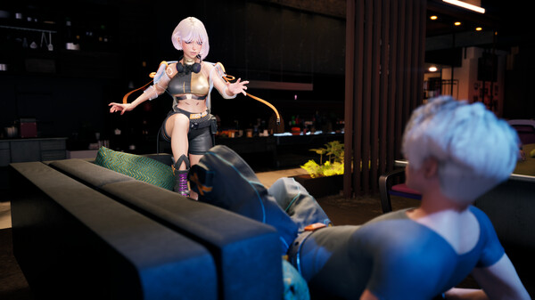 Screenshot of Lily’s Labyrinth of Lust gameplay showing in-action mechanics