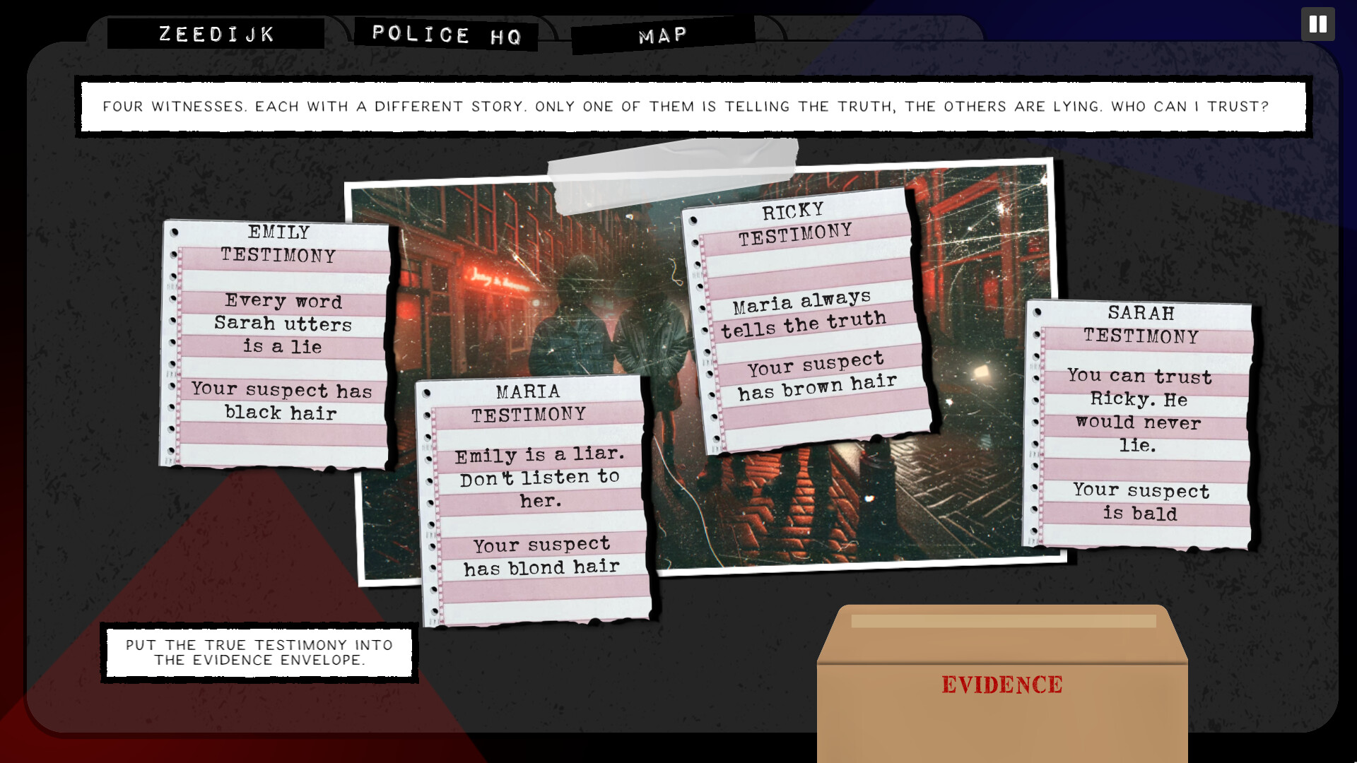 screenshot of A Death in the Red Light 13