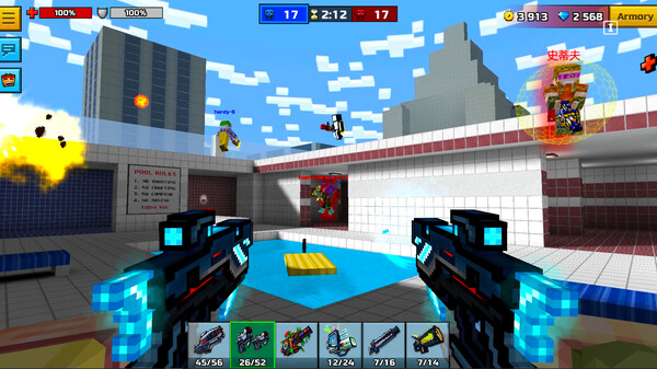 Pixel Gun 3D - Frost Dive Set