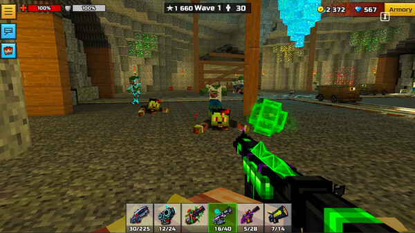 Pixel Gun 3D - Poison Retro Set