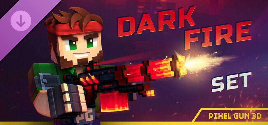 Pixel Gun 3D - Dark Fire Set cover art