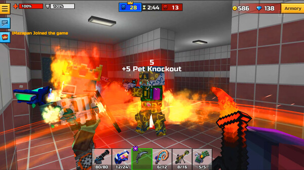 Pixel Gun 3D - Dark Fire Set