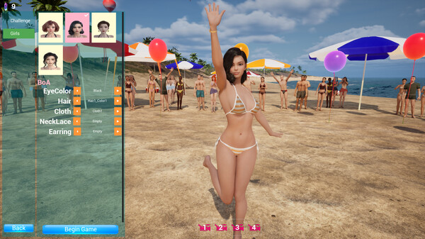 Beauty Girl Chronicles: Island Obstacle Challenge game for windows Pc 1