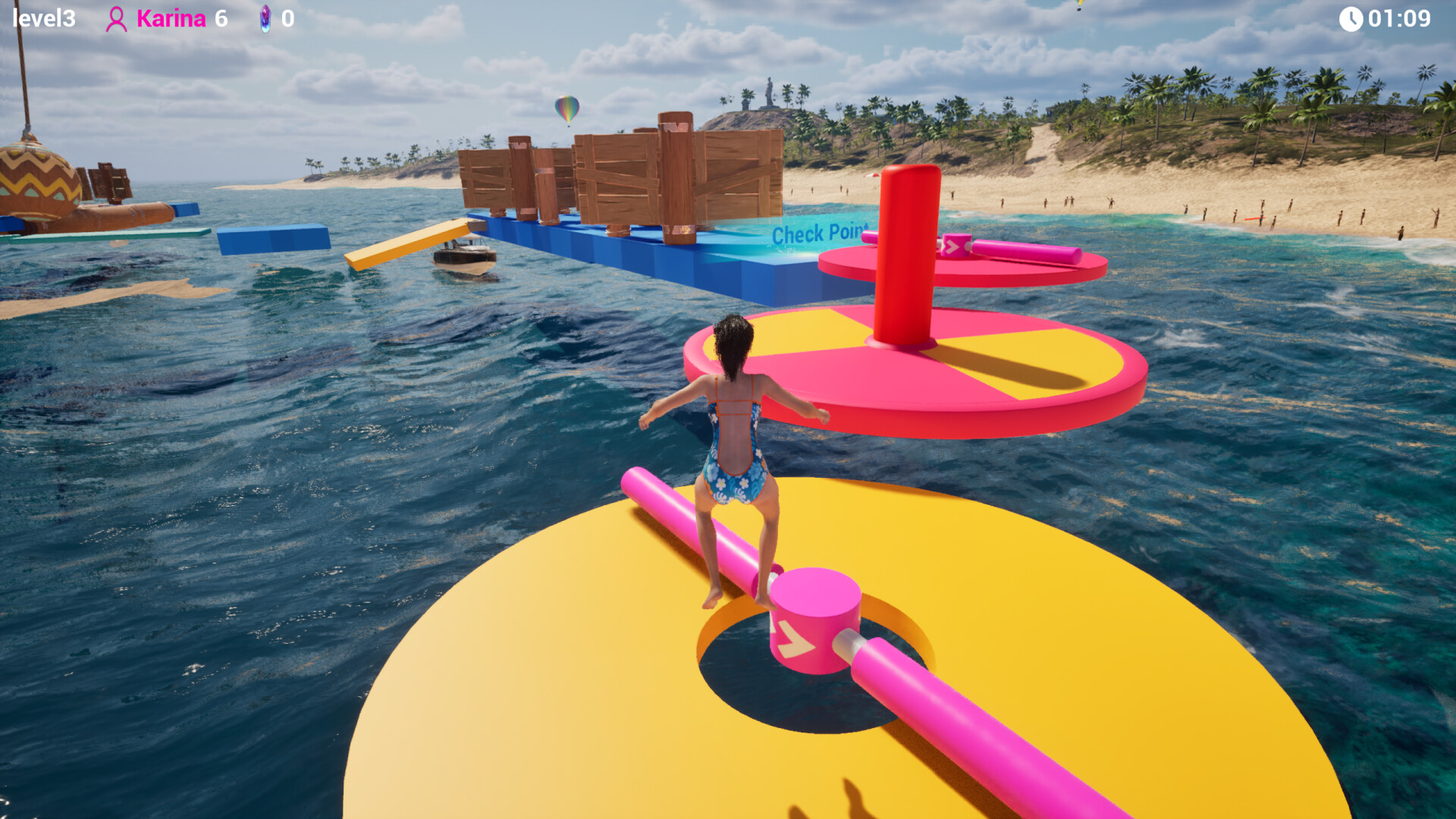 Beauty Girl Chronicles: Island Obstacle Challenge