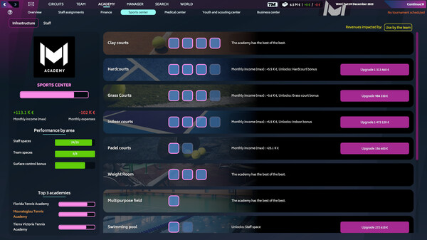 Tennis Manager 2024 (Steam Account) screenshot 9