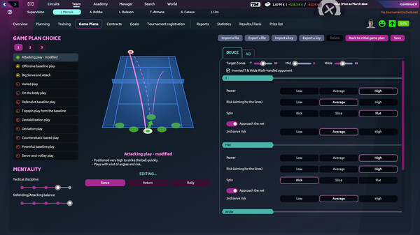 Tennis Manager 2024 screenshot