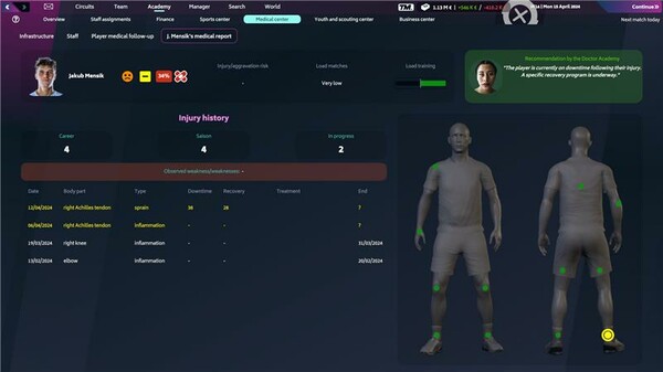 Tennis Manager 2024 (Steam Account) screenshot 13