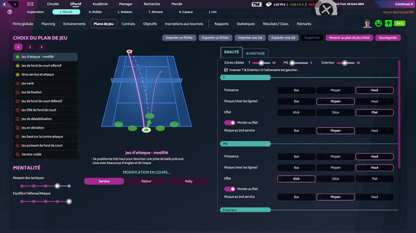 Capture d'écran 5 de Tennis Manager 2024