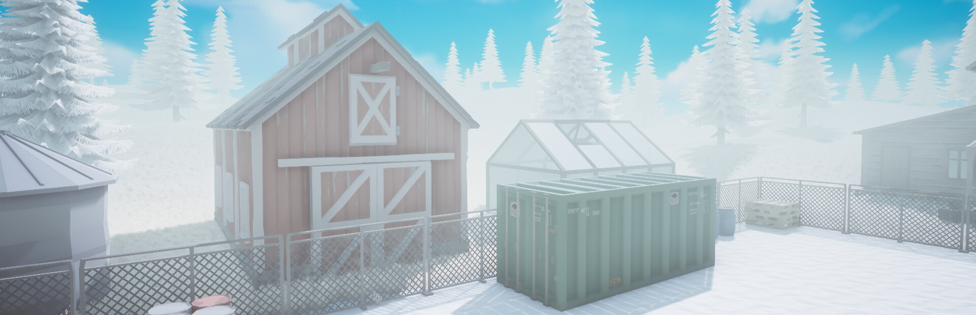 Snowy Flag