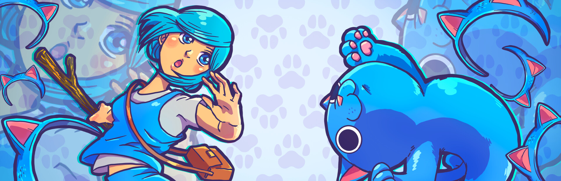 Mya and their Cat