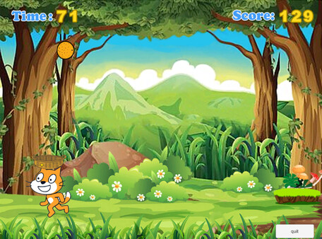Blue rain Screenshot
