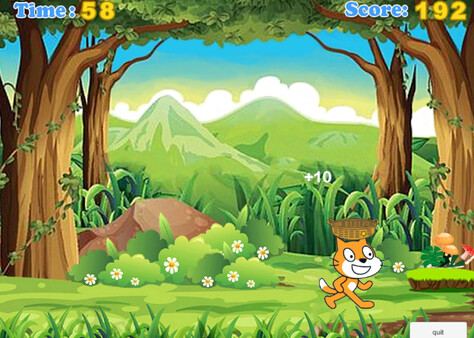 Blue rain Screenshot