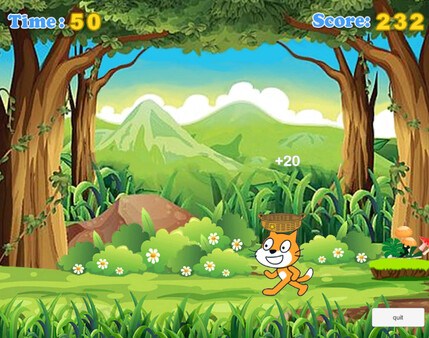 Blue rain Screenshot
