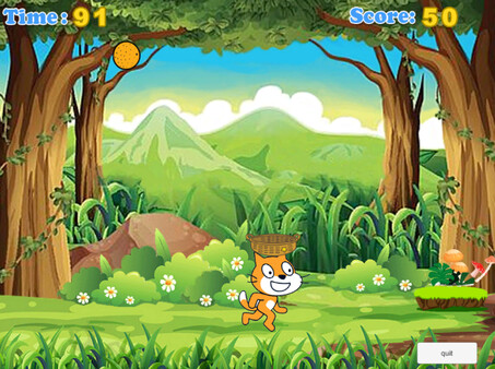Blue rain Screenshot