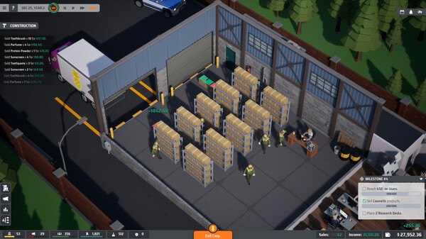 Скриншот 2 из игры Warehouse Tycoon