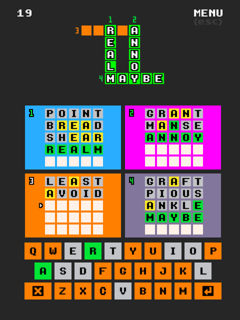 4ordle screenshot #3