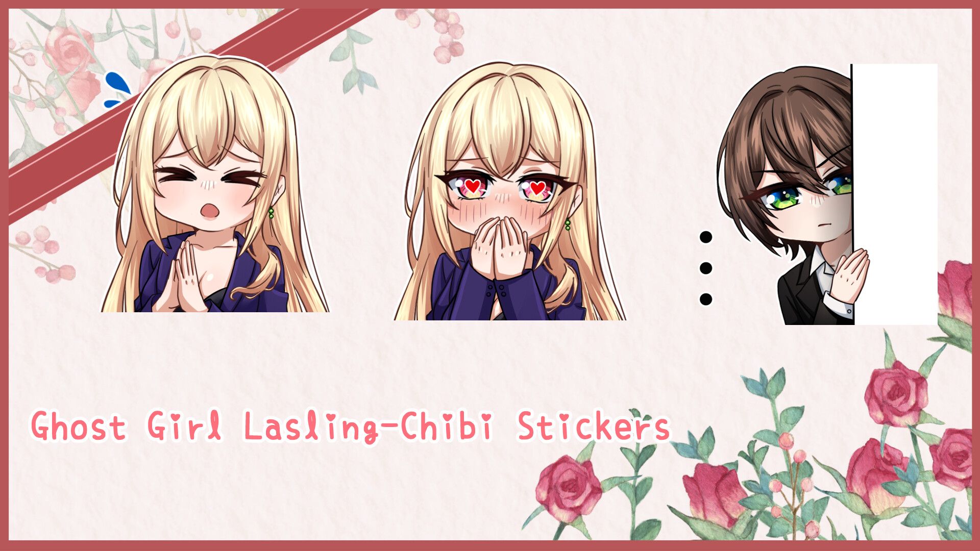 Ghost Girl Lasling-Chibi Stickers Featured Screenshot #1