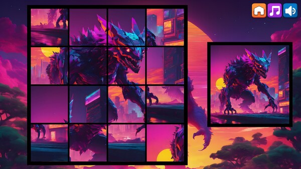 OG Puzzlers: Synthwave Monsters screenshot 5
