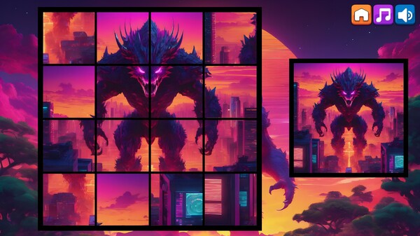 OG Puzzlers: Synthwave Monsters screenshot 4