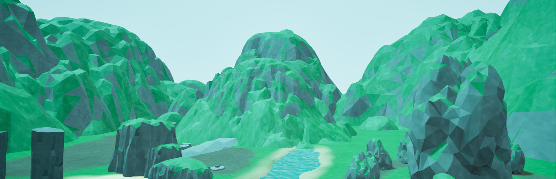 Bird Feather: Aquamarine World