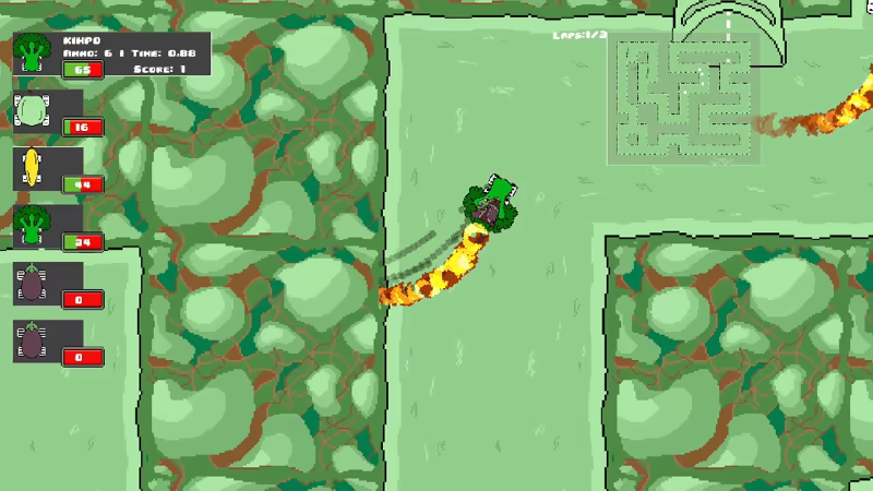 Veg out Crew 2D Racer video 5