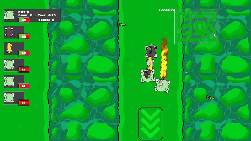 Veg out Crew 2D Racer video 6
