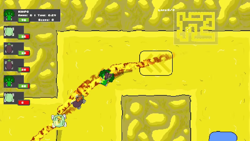 Veg out Crew 2D Racer video 4