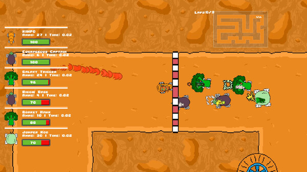 Veg out Crew 2D Racer screenshot 5