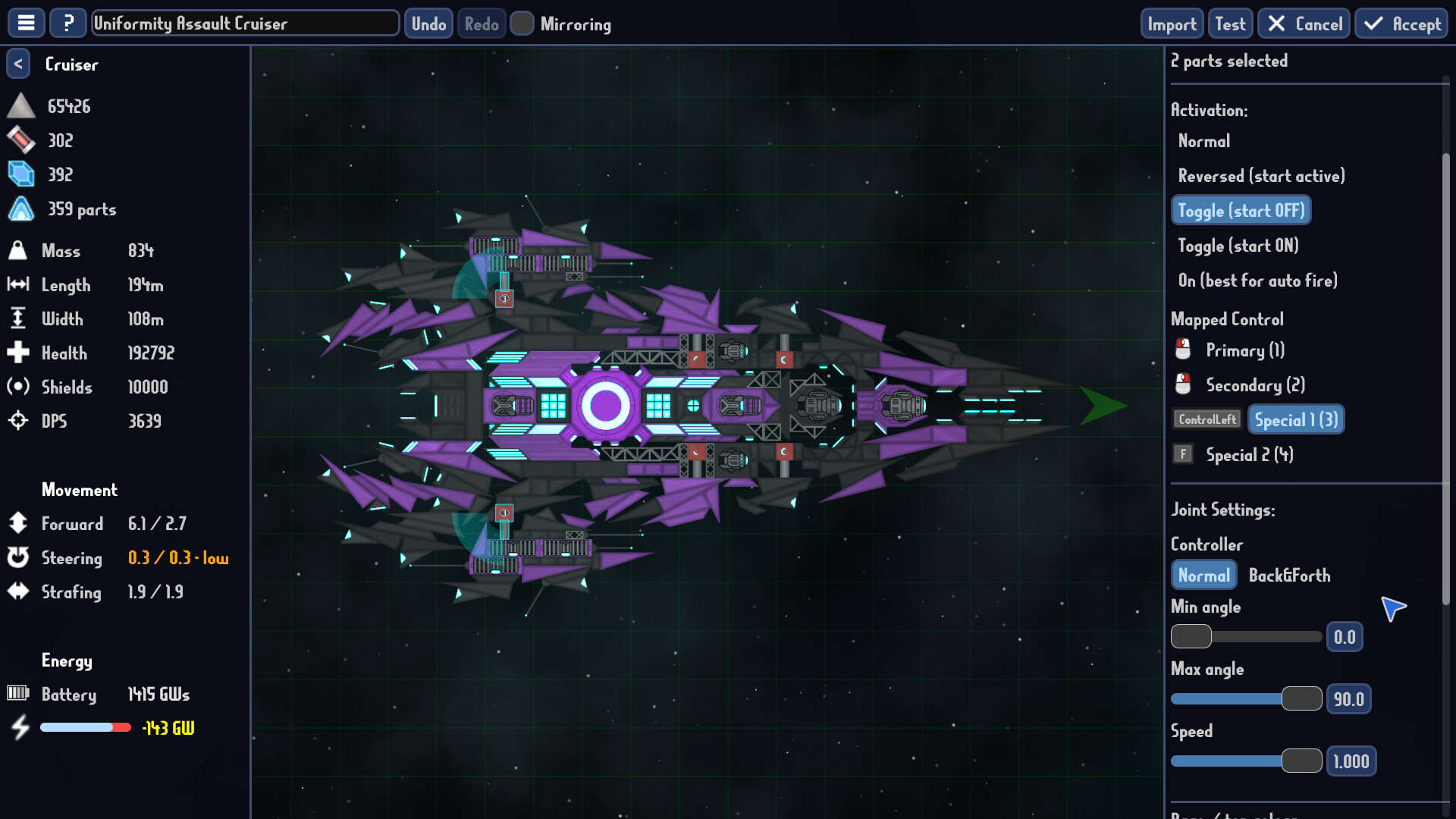 eXoSpace Combat Engineer