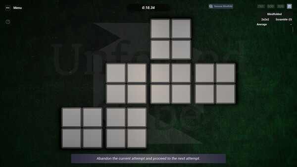 Unfolded Cube game for windows Pc 1