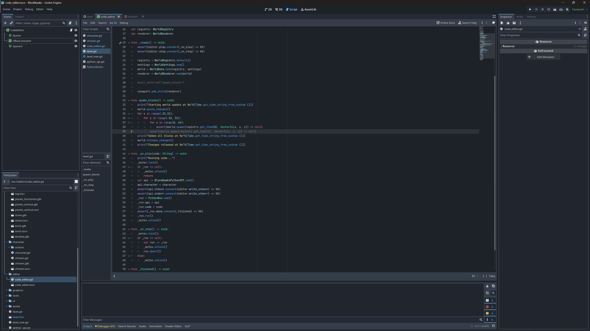 BlockBawks - Source Code Featured Screenshot #1